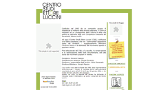 Desktop Screenshot of centrostudiluccini.it